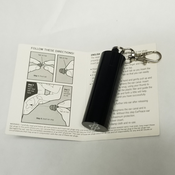 Hi-Fi Hearing Protection EarPeace Ear Plugs with Black Case - Picture 4 of 10
